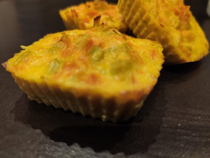 Flan poireau et carotte au curry